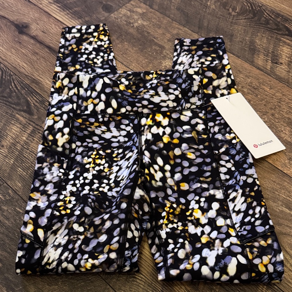 lululemon athletica Multicolor Patterned Leggings speed up MR tight 28”